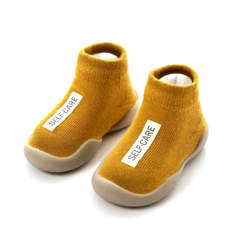 Baby First Socks Shoes Toddler Walker Infant Boys Girls Rubber Soft Sole Floor Barefoot Baby Casual Shoes Knit Booties